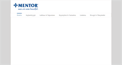 Desktop Screenshot of mentorimplants.fi