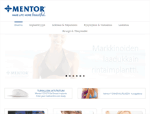 Tablet Screenshot of mentorimplants.fi